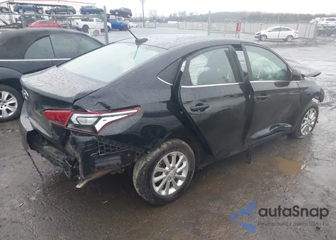 2022 Hyundai Accent Sel из США, поврежденный, VIN 3KPC24A68NE187326